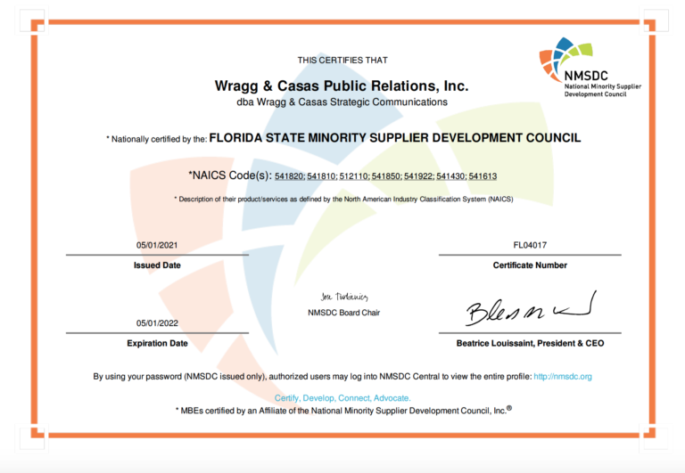 Supplier Diversity Certification