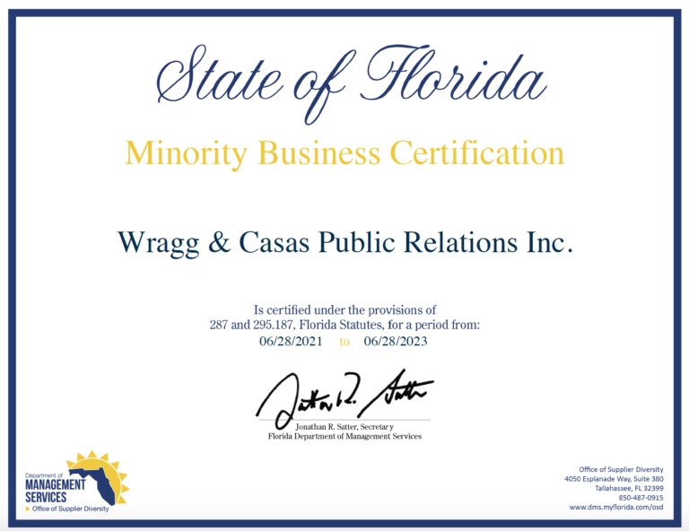 Minority Business Certification